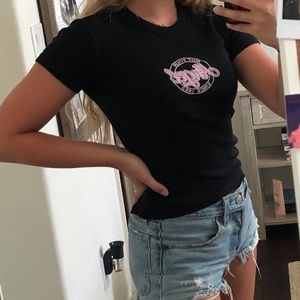 “not your angel” brandy tee
